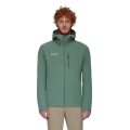 Mammoth All-Season Softshell Jacket Ultimate Comfort SO Hooded (windproof) jade green Men